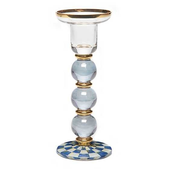 MacKenzie-Childs Candle Holders Royal Check Sphere Candlestick - Large