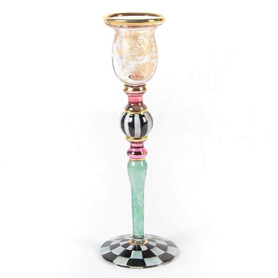 MacKenzie-Childs Candles Blooming Taper Candlestick - Tall