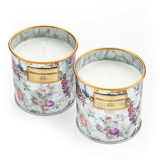 MacKenzie-Childs Candles Flower Market Citronella Candles - Small - Set of 2