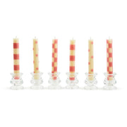 MacKenzie-Childs Candles Pink Mini Dinner Candles, Set of 6