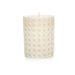 MacKenzie-Childs Candles Rattan Pillar Candle - 4" - White