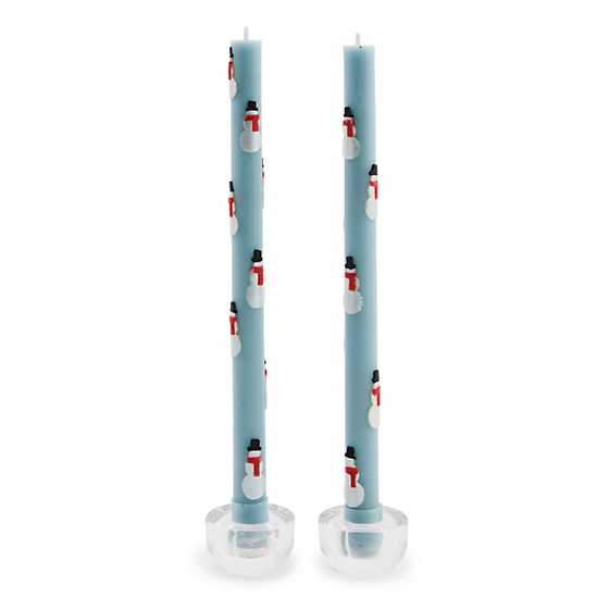 MacKenzie-Childs Candles Snowman Dinner Candles, Set of 2