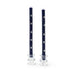 MacKenzie-Childs Candles Star Dinner Candles - Navy & Pearl - Set of 2