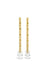 MacKenzie-Childs Candles Stars Dinner Candles - Gold - Set of 2