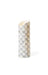 MacKenzie-Childs Candles Sterling Check Flicker 9" Pillar Candle