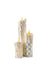 MacKenzie-Childs Candles Sterling Check Melting Candle Cluster