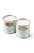 MacKenzie-Childs Candles Sterling Check Small Citronella Candles, Set of 2