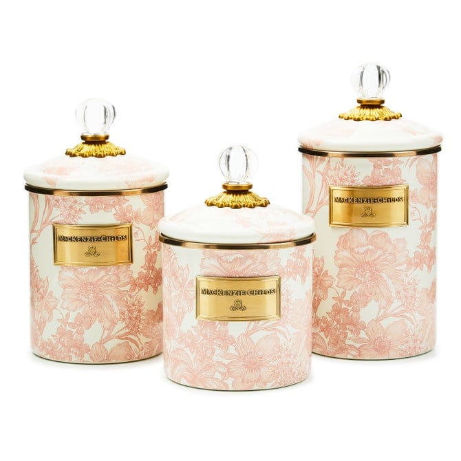 MacKenzie-Childs Canister Mackenzie-Childs Rosy English Garden Medium Canister
