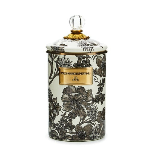 MacKenzie-Childs Canister Mackenzie-Childs Sterling English Garden Large Canister