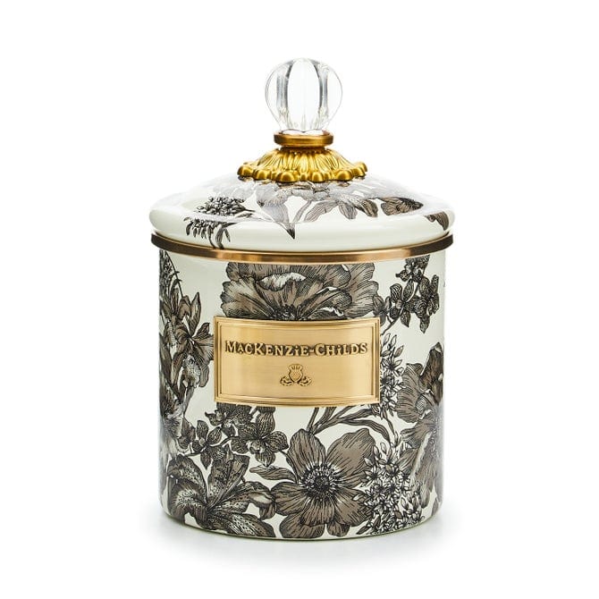 MacKenzie-Childs Canister Mackenzie-Childs Sterling English Garden Small Canister
