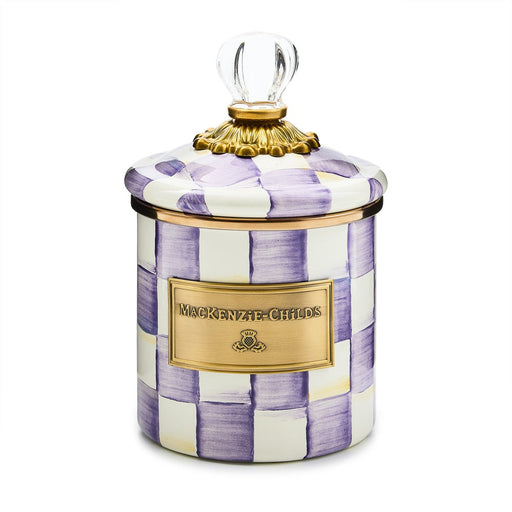 MacKenzie-Childs Canister MacKenzie-Childs Violet Check Demi Canister