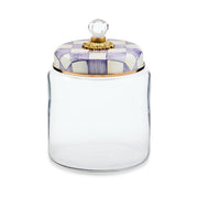 MacKenzie-Childs Canister Mackenzie-Childs Violet Check Large Kitchen Canister