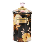 MacKenzie-Childs Canister Mackenzie-Childs Wild Rose Brown Large Canister