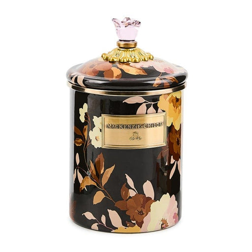 MacKenzie-Childs Canister Mackenzie-Childs Wild Rose Brown Medium Canister