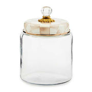 MacKenzie-Childs Canister Mocha Check Large Kitchen Canister
