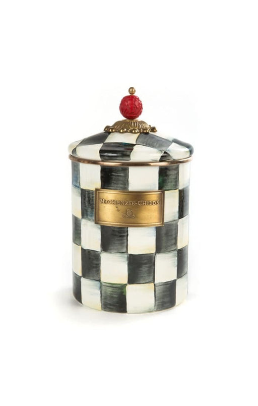 MacKenzie-Childs Canisters Courtly Check Medium Canister