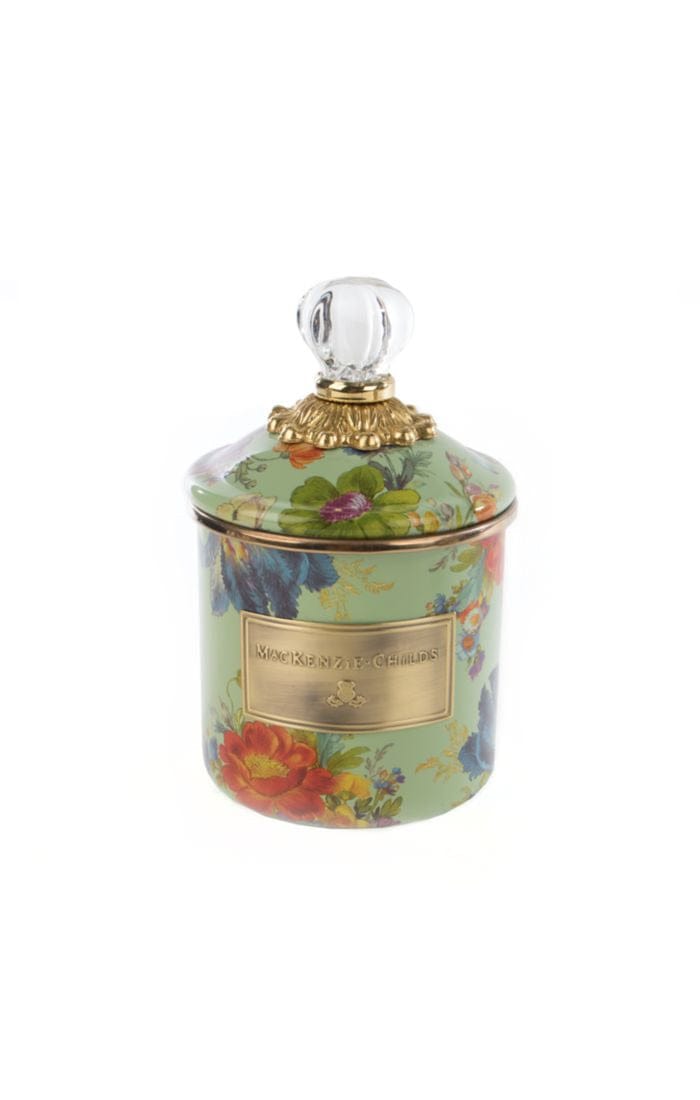 MacKenzie-Childs Canisters Flower Market Demi Canister - Green