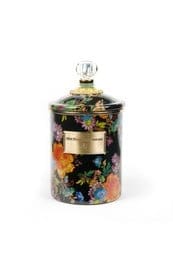 MacKenzie-Childs Canisters Mackenzie-Childs Flower Market Medium Canister - Black