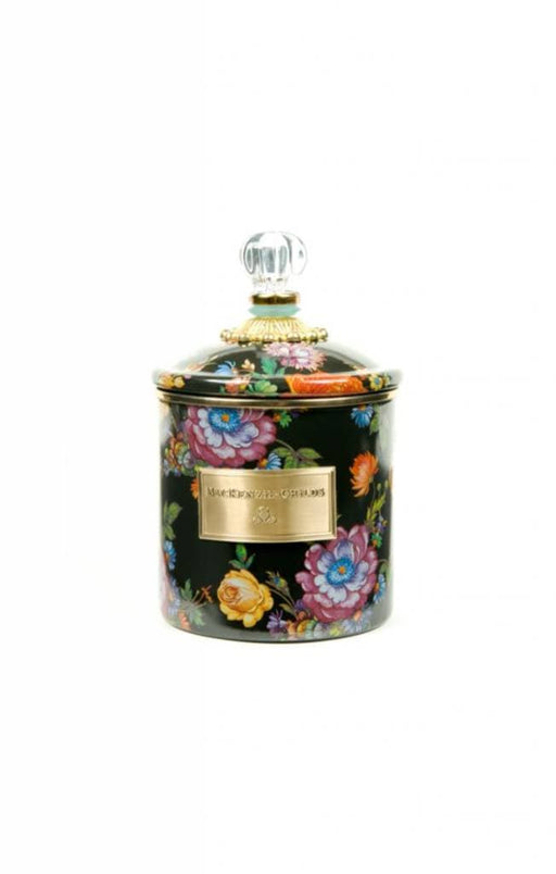 MacKenzie-Childs Canisters Mackenzie-Childs Flower Market Small Canister - Black