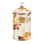MacKenzie-Childs Canisters Mackenzie-Childs Wild Rose White Large Canister