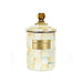 MacKenzie-Childs Canisters Parchment Check Enamel Canister - Medium