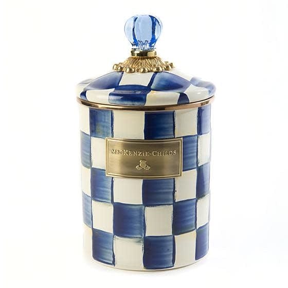 MacKenzie-Childs Canisters Royal Check Canister - Medium