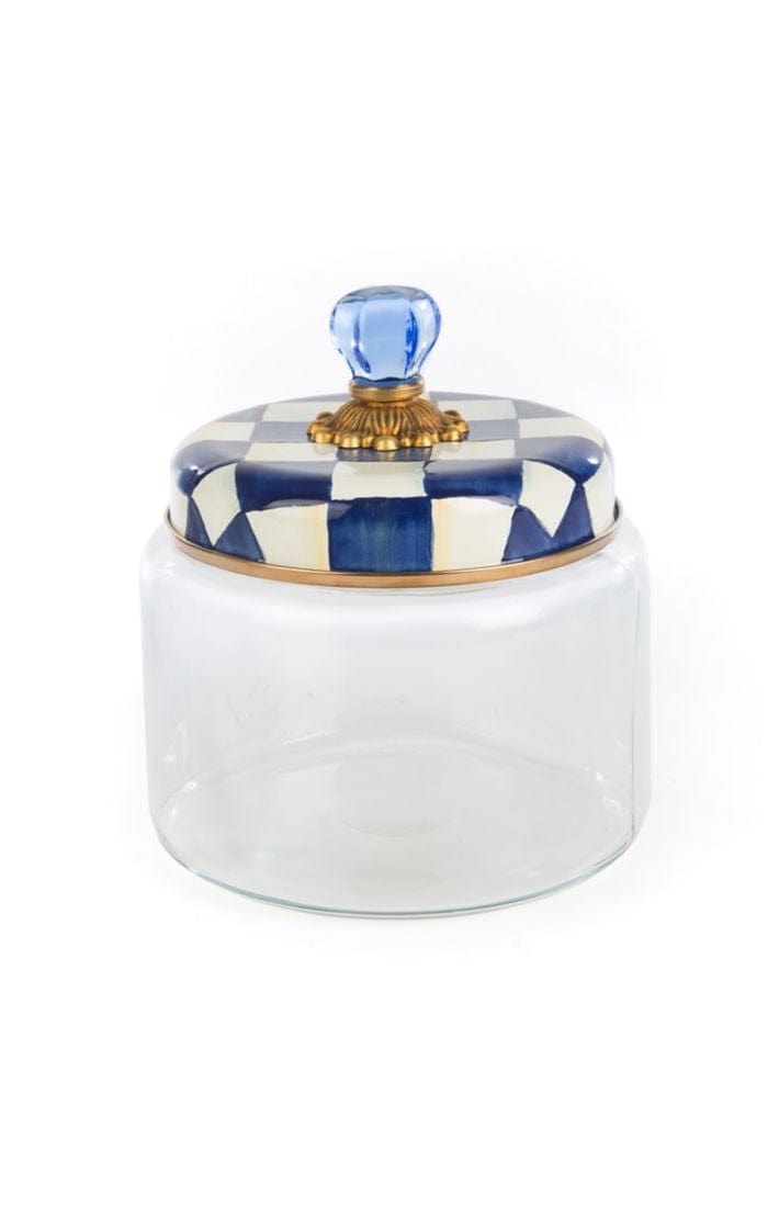 MacKenzie-Childs Canisters Royal Check Kitchen Canister - Medium
