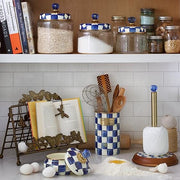 MacKenzie-Childs Canisters Royal Check Kitchen Canister - Medium