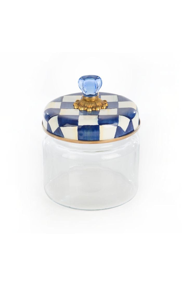 MacKenzie-Childs Canisters Royal Check Kitchen Canister - Small