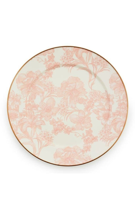 MacKenzie-Childs Charger Plates English Garden Enamel Charger/Plate - Rosy