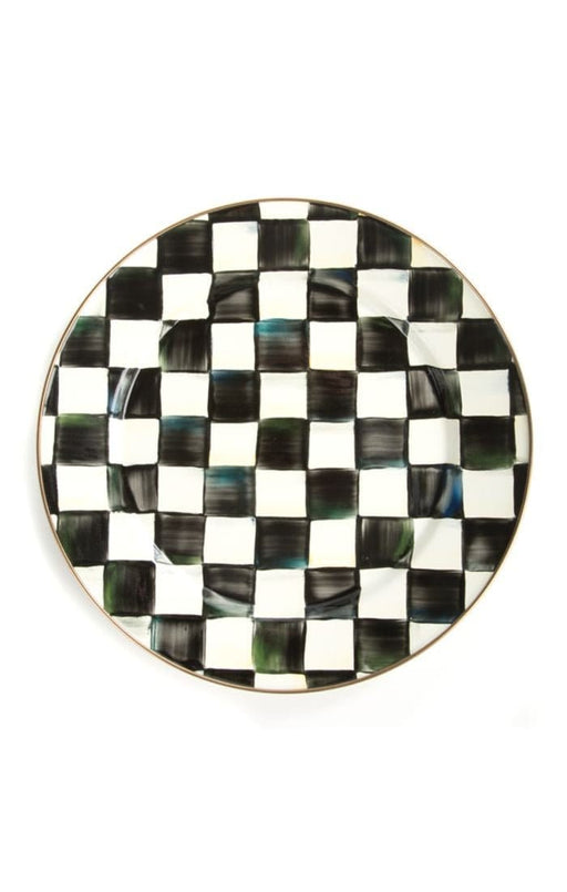 MacKenzie-Childs Charger Plates Mackenzie-Childs Courtly Check Enamel Charger/Plate