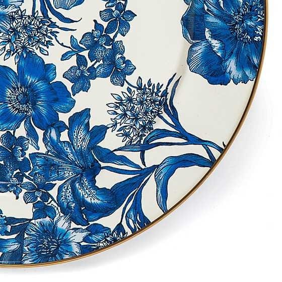 MacKenzie-Childs Charger Plates Royal English Garden Enamel Charger/Plate