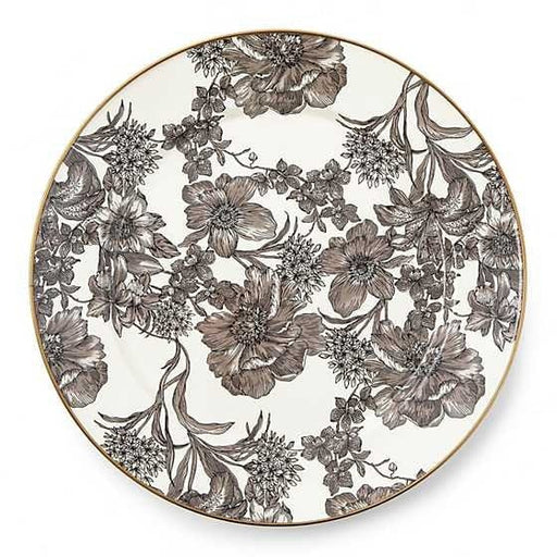 MacKenzie-Childs Charger Plates Sterling English Garden Enamel Charger/Plate