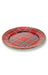 MacKenzie-Childs Charger Plates Tartastic Enamel Charger - Red