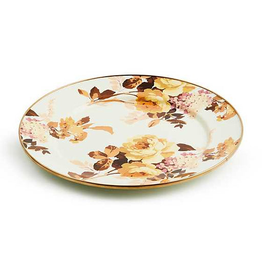 MacKenzie-Childs Charger Plates Wild Rose White Charger/Plate