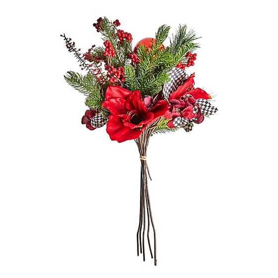 MacKenzie-Childs Christmas Amaryllis Bouquet