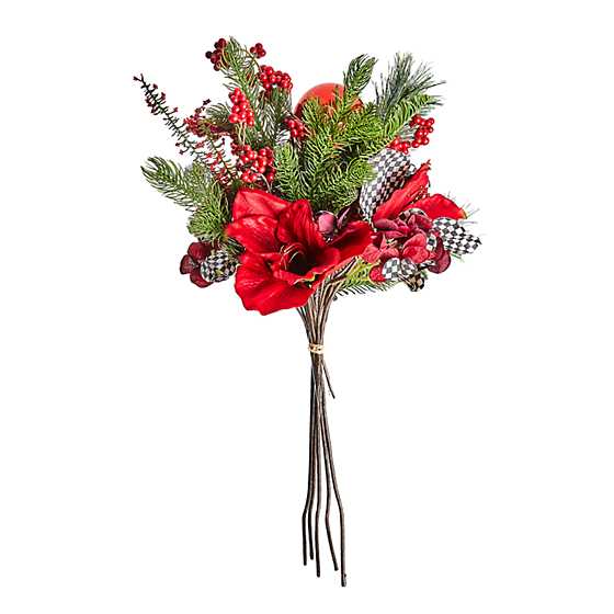 MacKenzie-Childs Christmas Amaryllis Bouquet