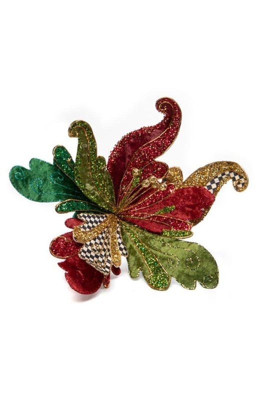 MacKenzie-Childs Christmas Christmas Magic Flower Clip