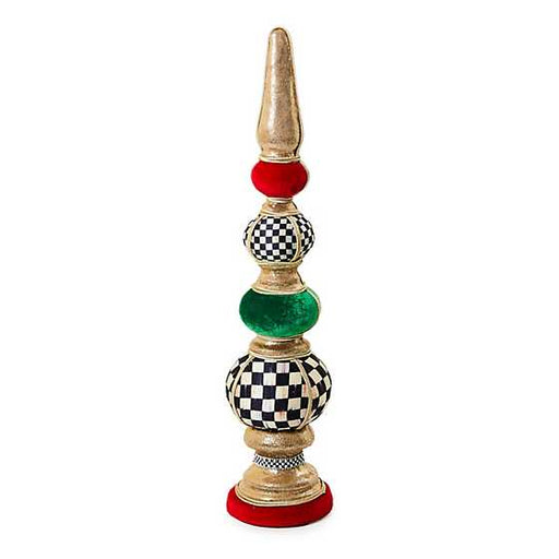 MacKenzie-Childs Christmas Cozy Christmas Small Tabletop Finial