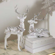 MacKenzie-Childs Christmas Crystal Palace Standing White Deer