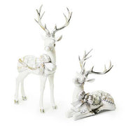 MacKenzie-Childs Christmas Crystal Palace Standing White Deer
