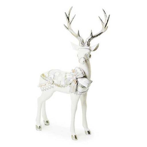 MacKenzie-Childs Christmas Crystal Palace Standing White Deer