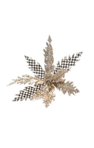 MacKenzie-Childs Christmas Glam Up Acanthus Flower Clip