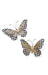 MacKenzie-Childs Christmas Glam Up Butterfly Clips - Set of 2