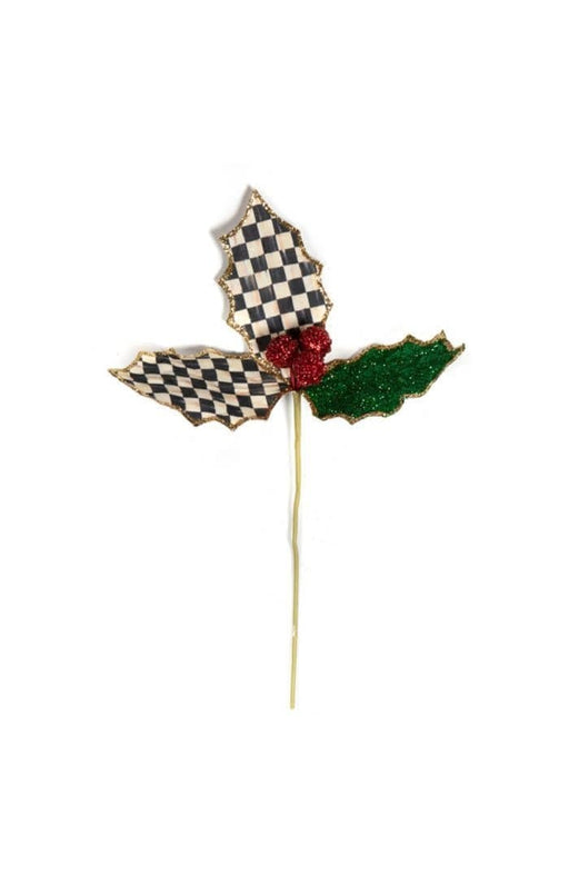 MacKenzie-Childs Christmas Holly pick