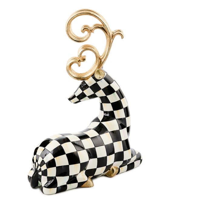 MacKenzie-Childs Christmas Mackenzie-Childs Courtly Noel Resting Deer