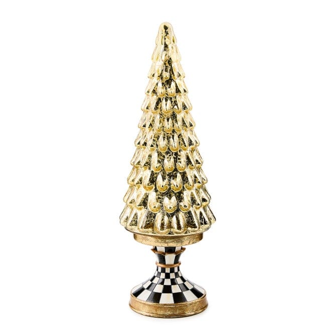 MacKenzie-Childs Christmas Mackenzie-Childs Courtly Noel Short Illuminated Glass Tree