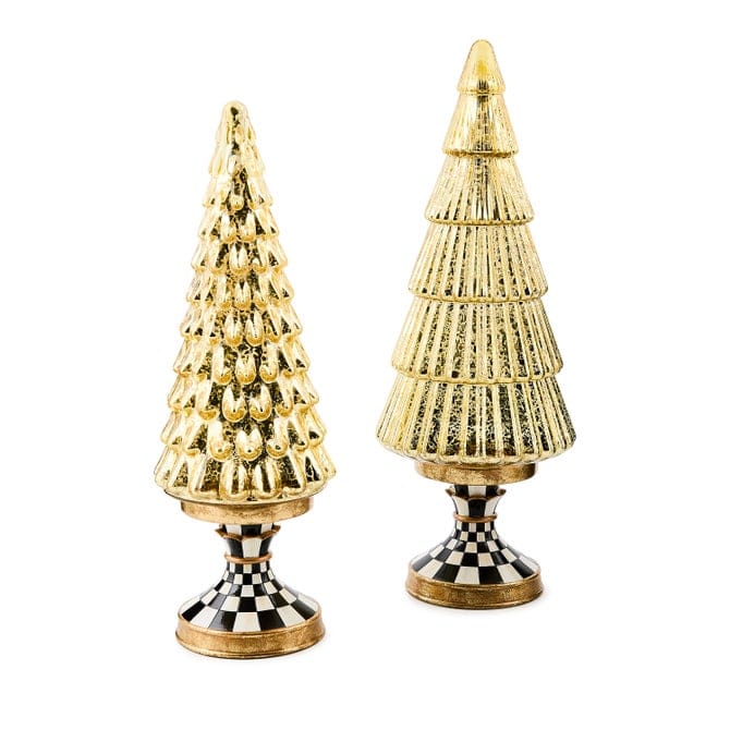 MacKenzie-Childs Christmas Mackenzie-Childs Courtly Noel Tall Illuminated Glass Tree