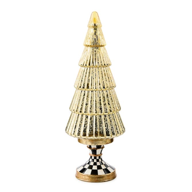 MacKenzie-Childs Christmas Mackenzie-Childs Courtly Noel Tall Illuminated Glass Tree