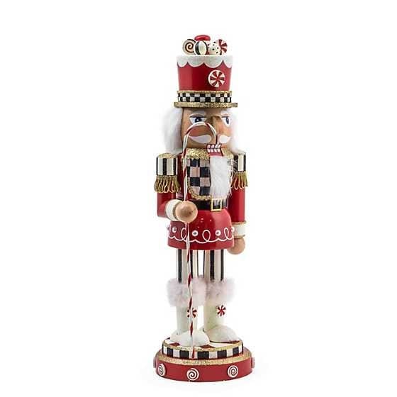 MacKenzie-Childs Christmas Peppermint Nutcracker